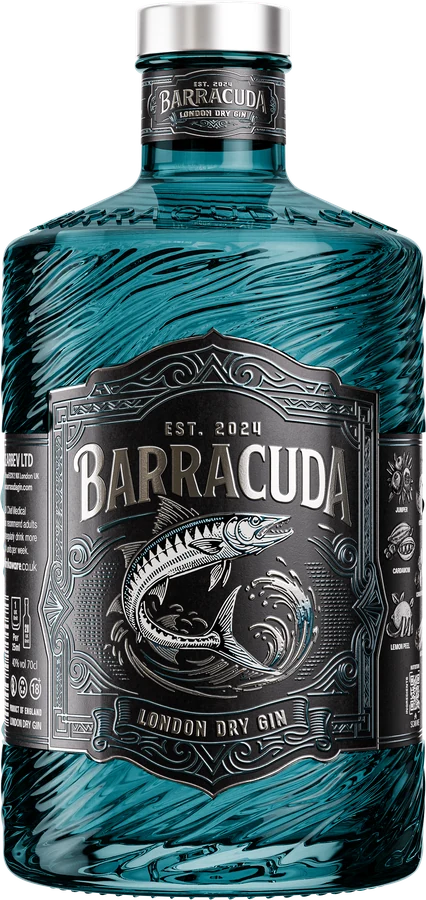 Bottle of Barracuda London Dry Gin