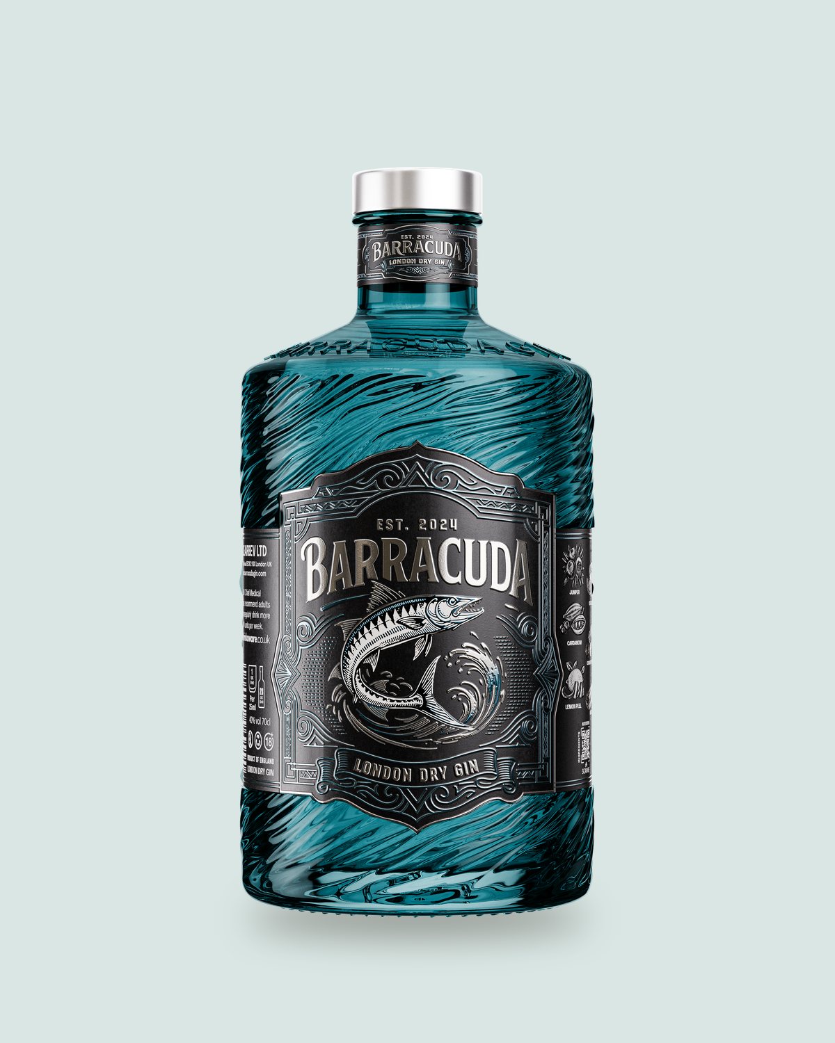 Bottle of Barracuda London Dry Gin