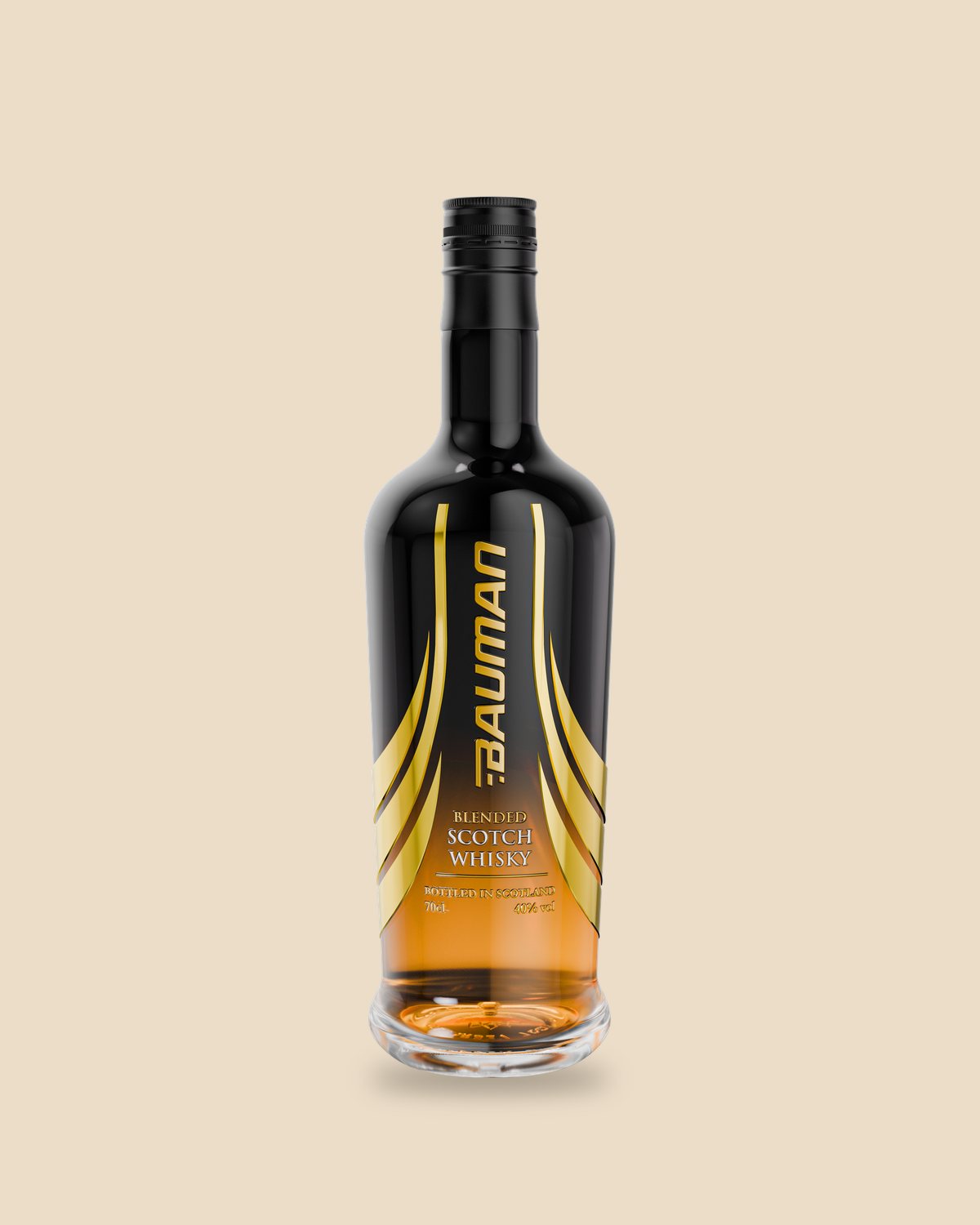 Bottle of Bauman Blended Scotch Whisky