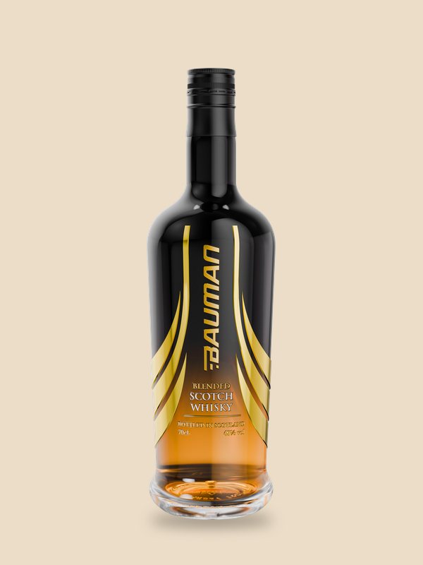 Bottle of Bauman Blended Scotch Whisky