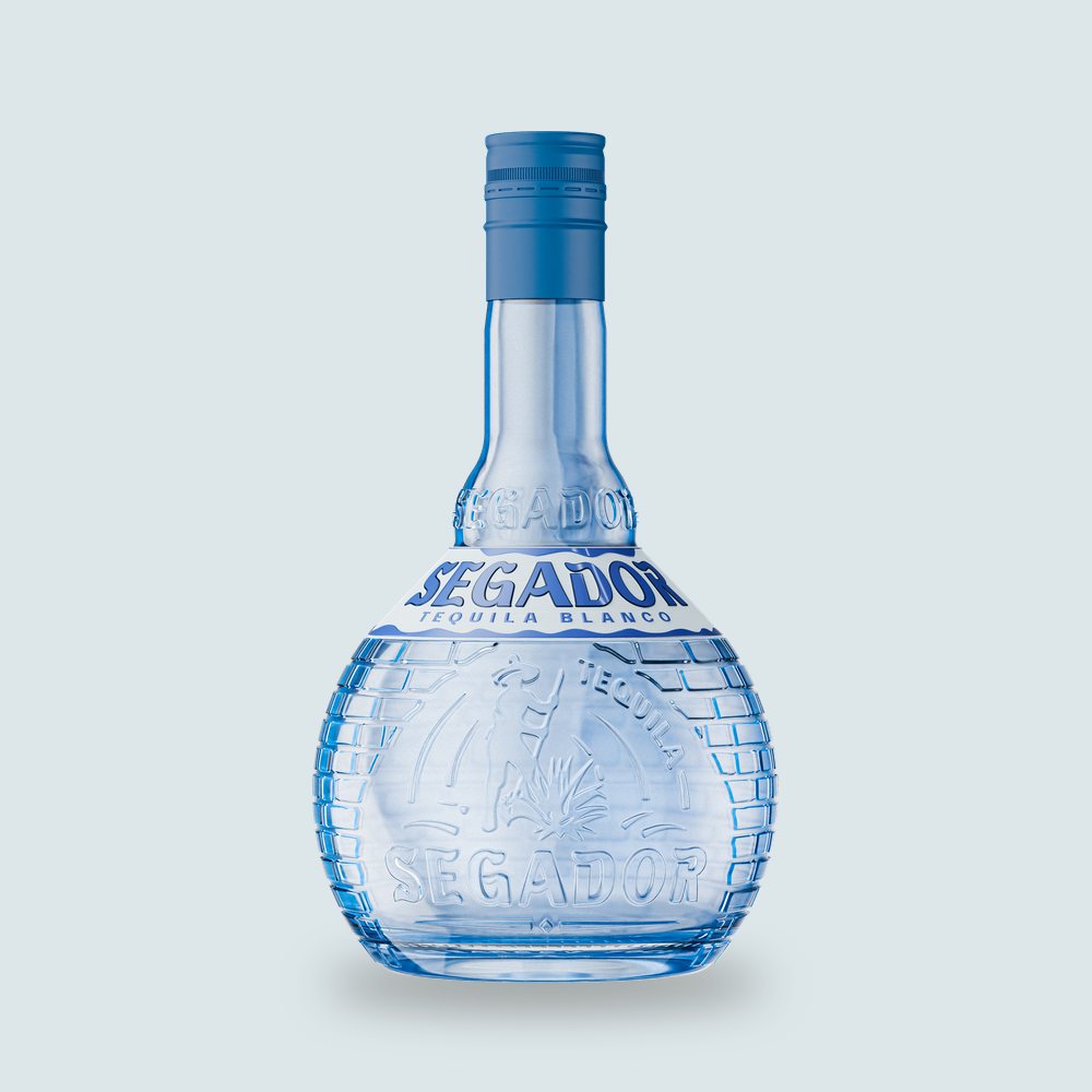 Bottle of Segador Tequila Blanco