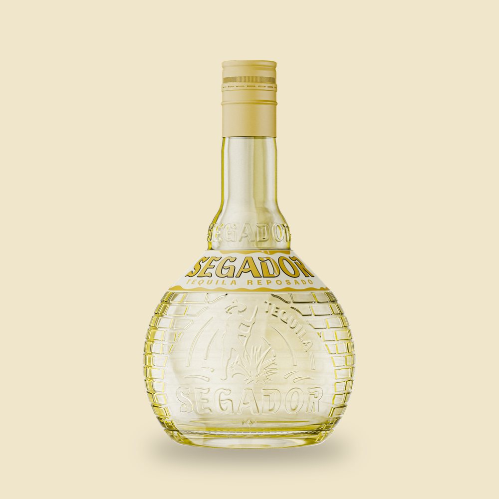 Bottle of Segador Tequila Reposado